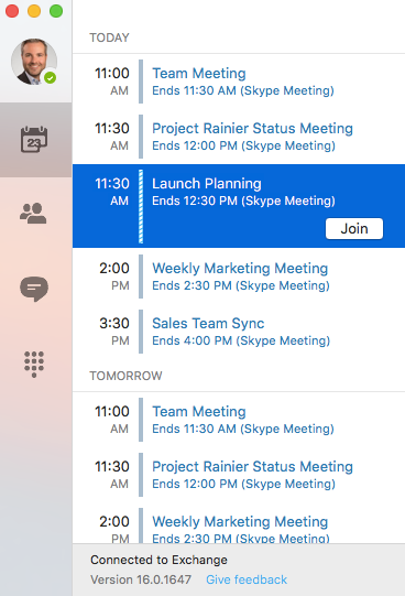 skype meeting app for mac